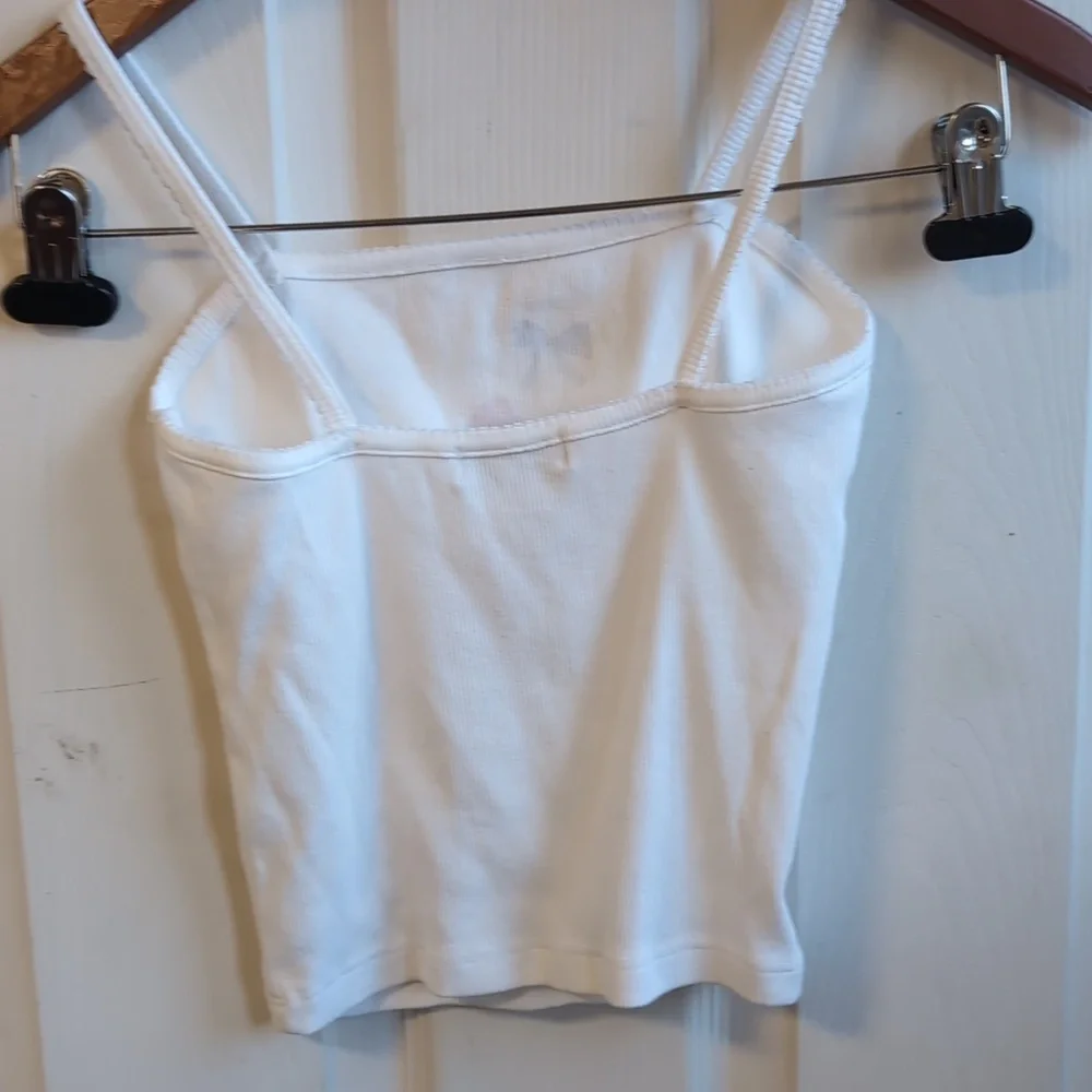 Pull&Bear White Baby Tank Cherries Graphic Cherry Mood Size Small - Picture 5 of 5